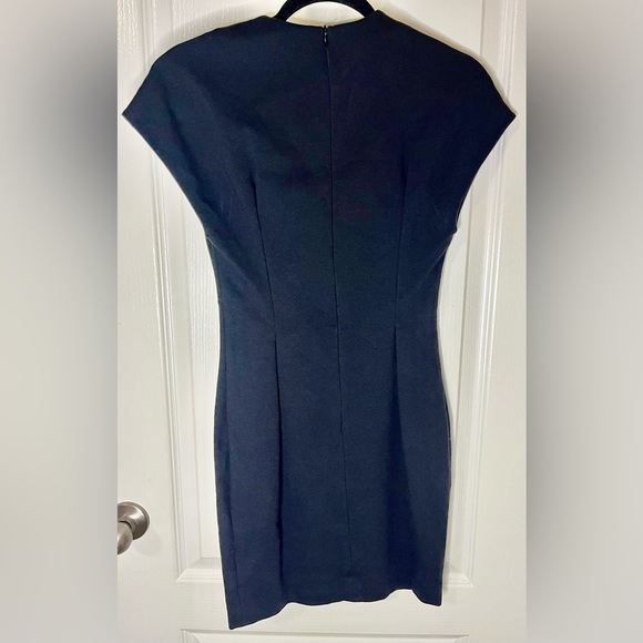 AllSaints Daphne Dress Black 4 - Picture 7 of 11